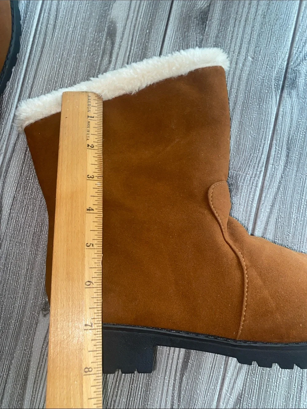Unknown chestnut suede